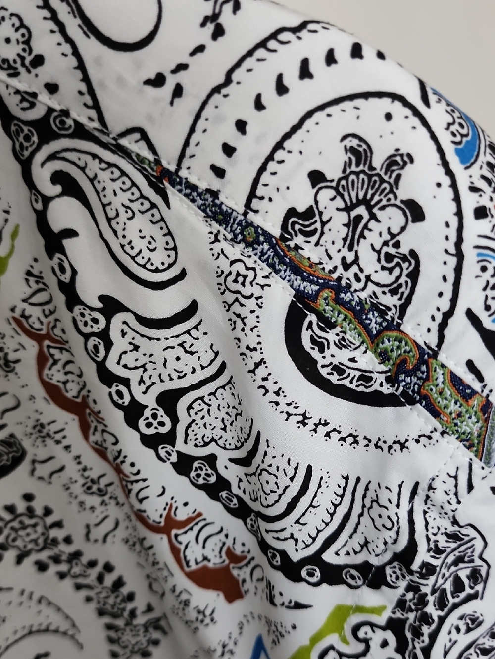 Rober Graham Paisley Embroidered Button Down Shirt - Picture 8 of 12